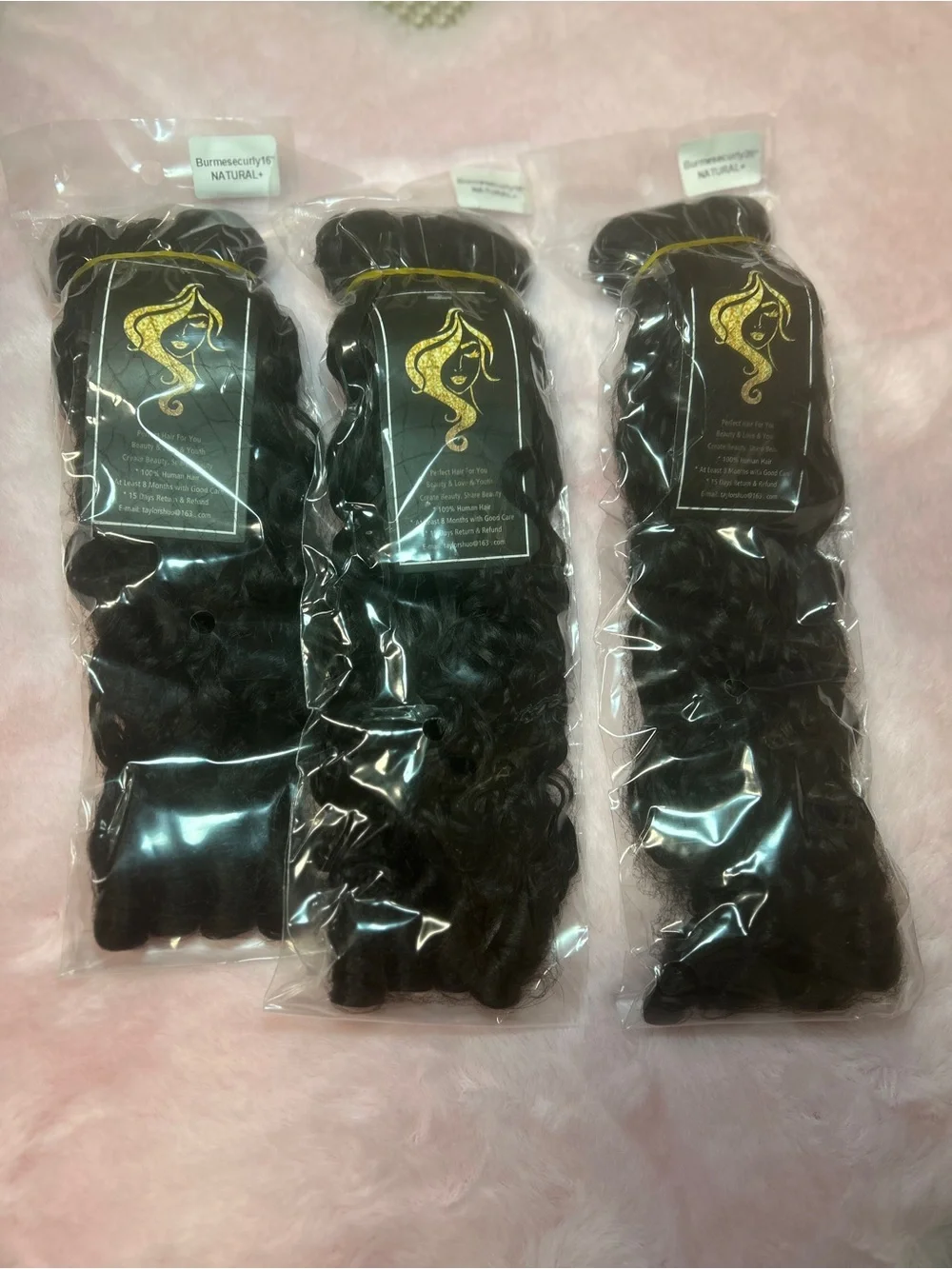 Natural Black Curly Clip-In Hair Extensions for Women - Seamless Volume